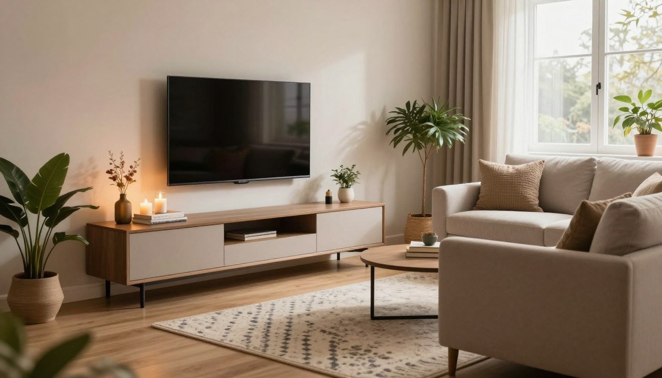 Unique Ways to Style a TV In a Small Living Room